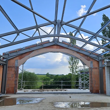 fabrication remplacement pose charpente metallique restaurant esclotte 47